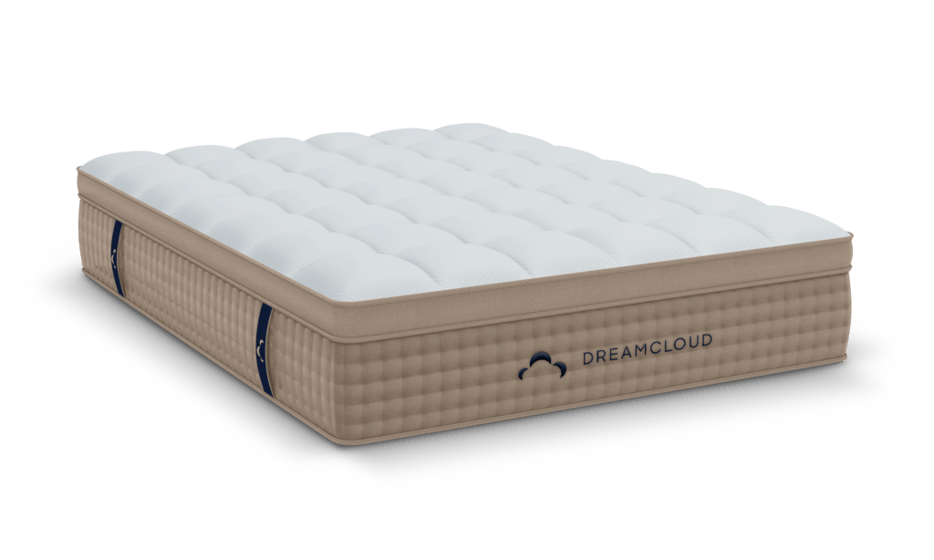 standard photo of dreamcloud mattress white back